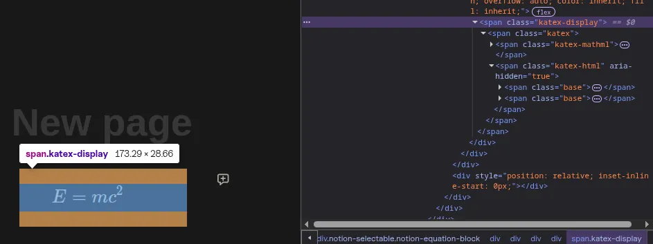 notion block equation